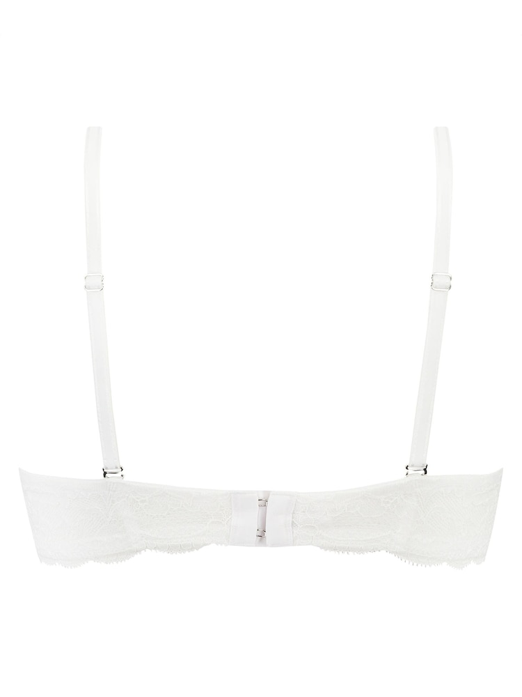 Hunkemöller Angie Padded Strapless Underwired White Bra - Image 5 of 5