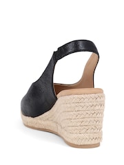 Pavers Black Slip-On Espadrilles - Image 3 of 5