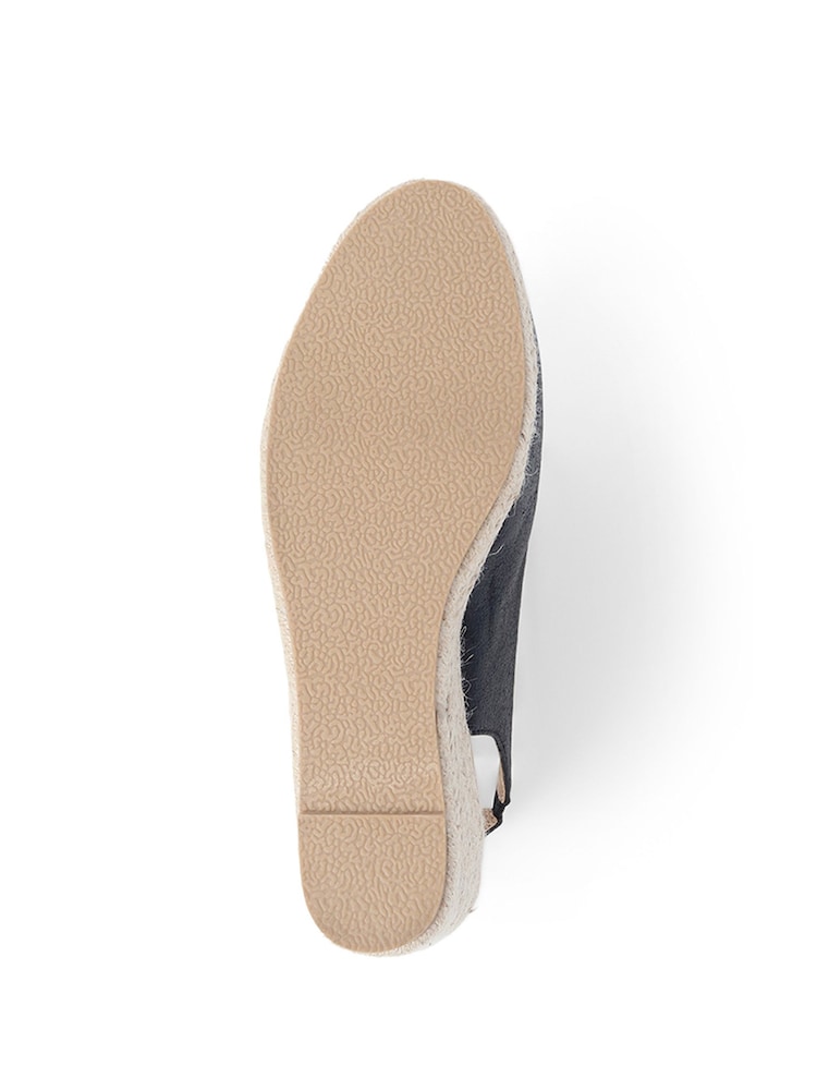 Pavers Black Slip-On Espadrilles - Image 5 of 5