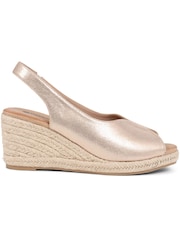 Pavers Gold Slip-On Espadrilles - Image 2 of 5