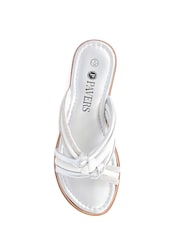 Pavers Silver Slip-On Mule Sandals - Image 4 of 5