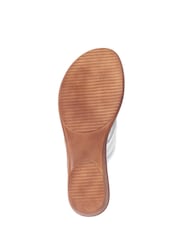 Pavers Silver Slip-On Mule Sandals - Image 5 of 5