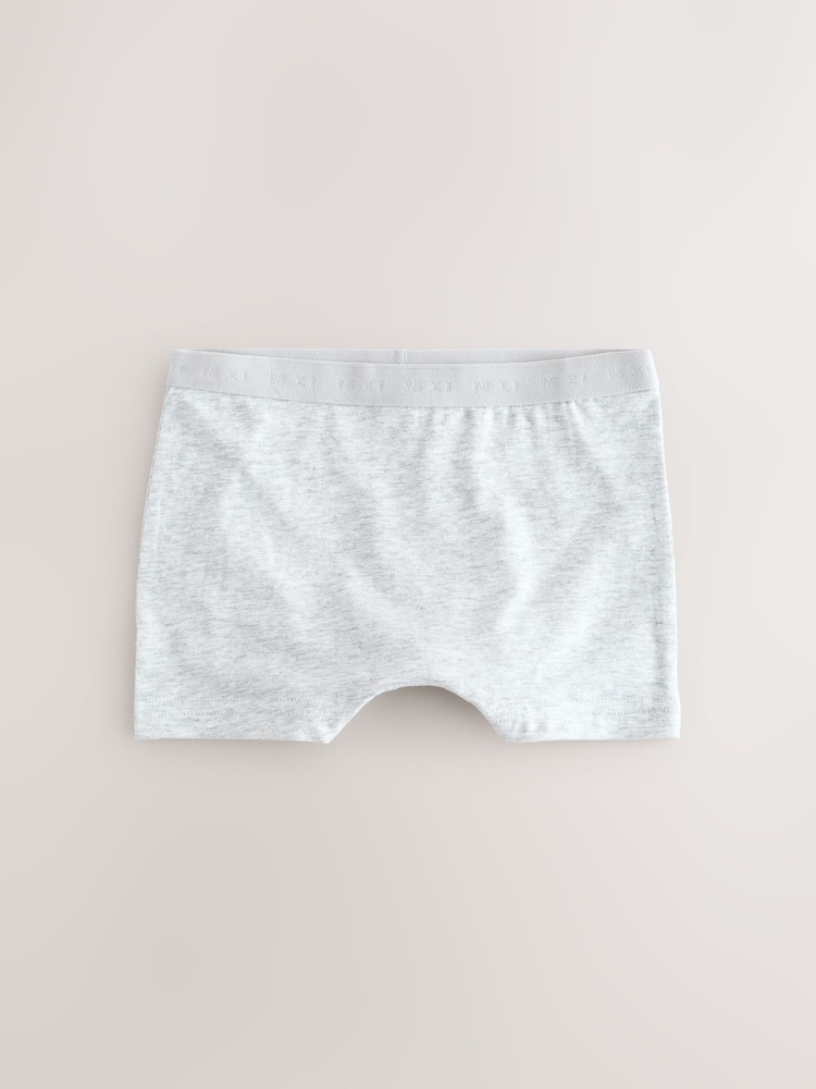 Black/White/Grey Short Briefs 5 Pack (2-16yrs) - Image 5 of 9