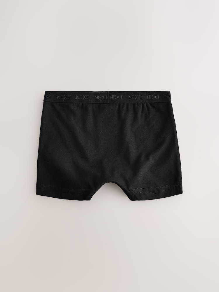 Black/White/Grey Short Briefs 5 Pack (2-16yrs) - Image 7 of 9