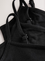 Black Strappy Crop Tops 3 Pack (5-16yrs) - Image 7 of 7