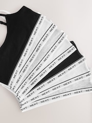 Black/White Strappy Crop Tops 7 Pack (5-16yrs) - Image 10 of 11