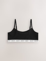 Black/White Strappy Crop Tops 7 Pack (5-16yrs) - Image 2 of 11