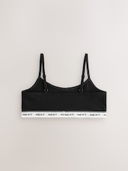 Black/White Strappy Crop Tops 7 Pack (5-16yrs) - Image 3 of 11