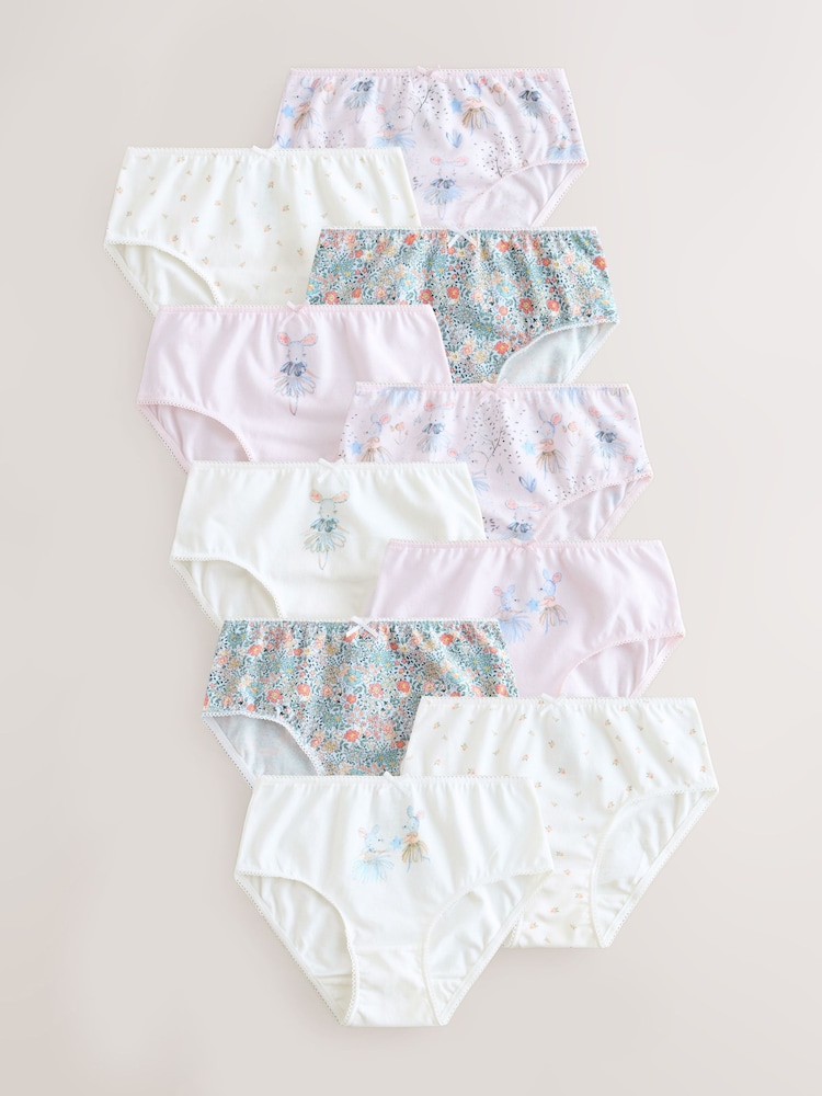 Multi Briefs 10 Pack (1.5-16yrs) - Image 1 of 14