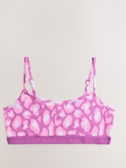 Pink/Purple Crop Tops 3 Pack (5-16yrs) - Image 3 of 7