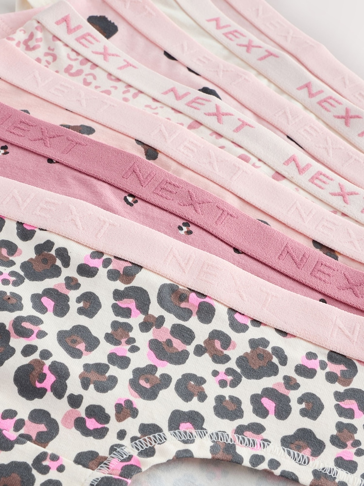Pink/Cream Hipsters Briefs 7 Pack (2-16yrs) - Image 11 of 11
