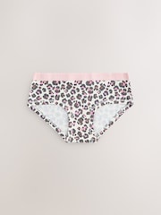 Pink/Cream Hipsters Briefs 7 Pack (2-16yrs) - Image 2 of 11