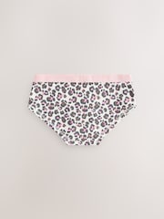 Pink/Cream Hipsters Briefs 7 Pack (2-16yrs) - Image 3 of 11