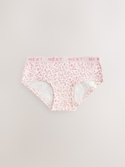 Pink/Cream Hipsters Briefs 7 Pack (2-16yrs) - Image 6 of 11