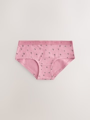 Pink/Cream Hipsters Briefs 7 Pack (2-16yrs) - Image 9 of 11