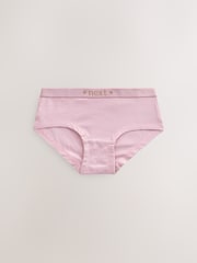 Pink/Grey Hipster Briefs 7 Pack (2-16yrs) - Image 2 of 11