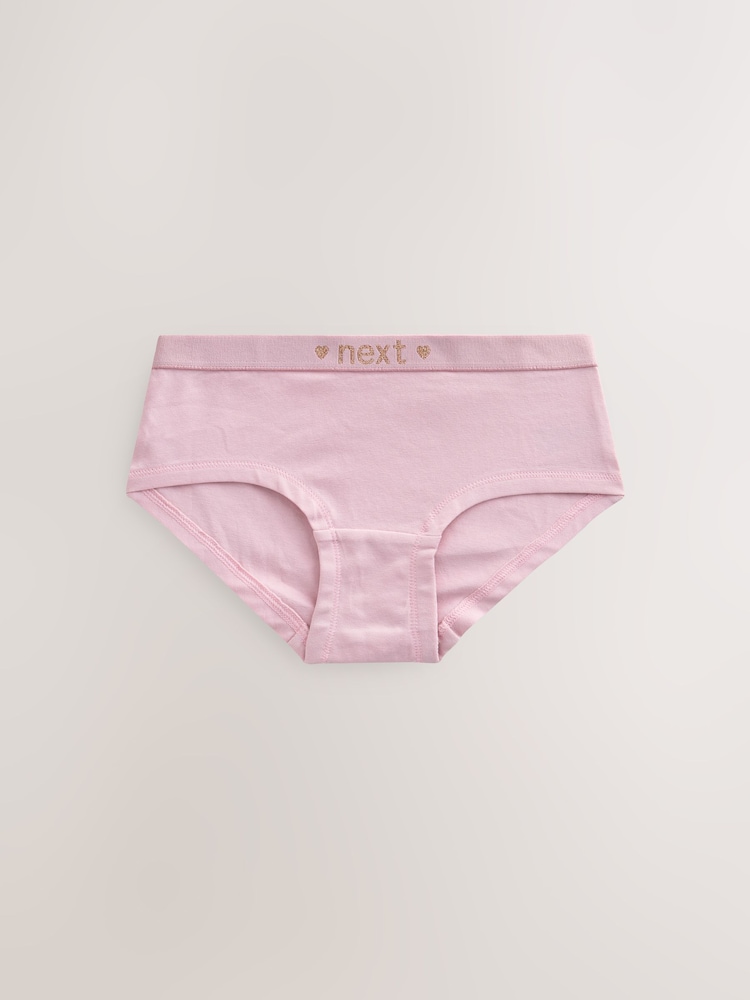 Pink/Grey Hipster Briefs 7 Pack (2-16yrs) - Image 2 of 11