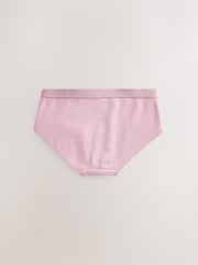 Pink/Grey Hipster Briefs 7 Pack (2-16yrs) - Image 9 of 11