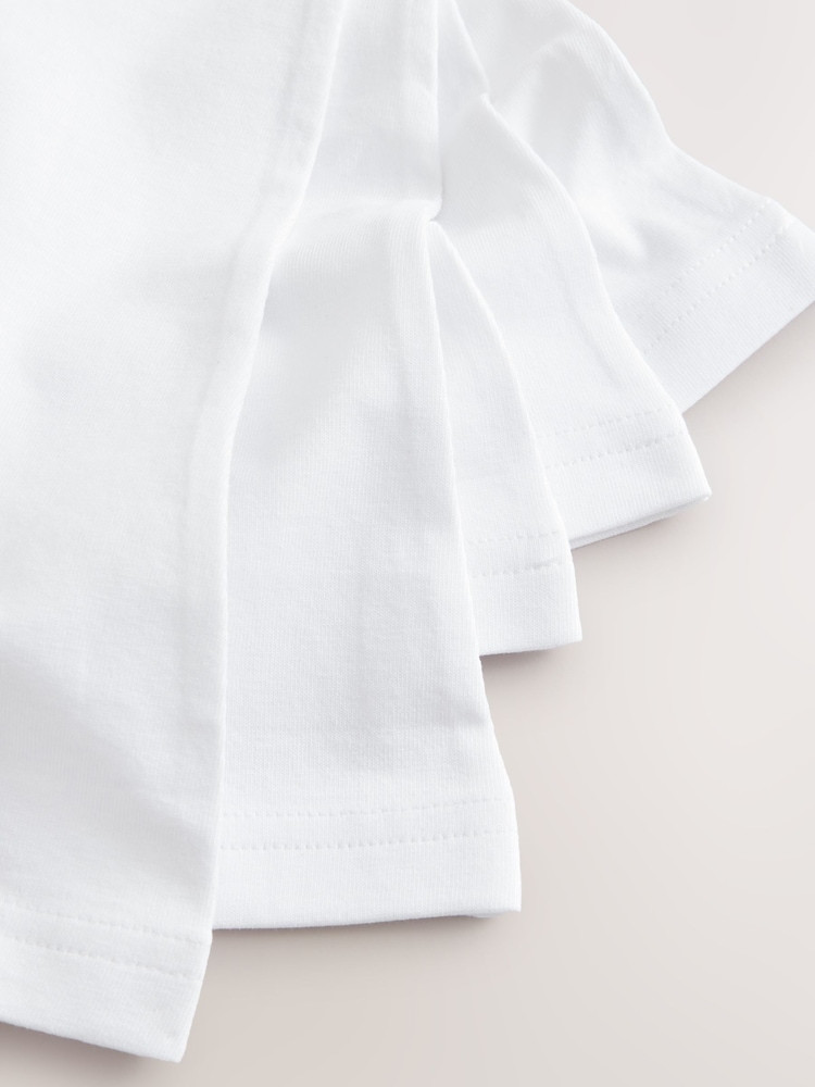 White Long Leg Short Briefs 5 Pack (2-16yrs) - Image 3 of 4