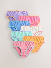 Purple/Orange Briefs 7 Pack (1.5-16yrs) - Image 1 of 11