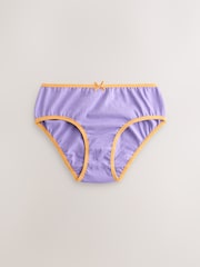 Purple/Orange Briefs 7 Pack (1.5-16yrs) - Image 8 of 11