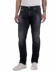 Темно-серый - Replay Straight Fit Grover Comfort Stretch Jeans - Image 1 of 2