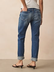 Replay Dark Blue Marty Boyfriend Fit Jeans - Image 2 of 6