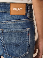 Replay Dark Blue Marty Boyfriend Fit Jeans - Image 4 of 6