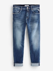 Replay Dark Blue Marty Boyfriend Fit Jeans - Image 6 of 6