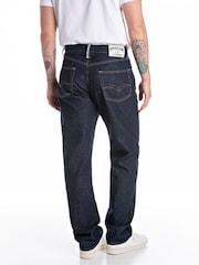 Replay Dark Rinse 9Zero1 Collection Regular Straight Jeans - Image 2 of 3