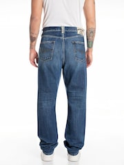 Replay Medium Blue 9Zero1 Collection Regular Straight Jeans - Image 2 of 2