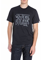 Replay Blue 100% Cotton Jeans T-Shirt - Image 3 of 3