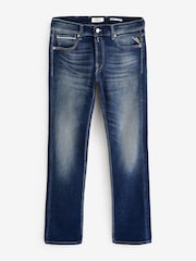 Replay Dark Rinse Grover Straight Fit Jeans - Image 4 of 4