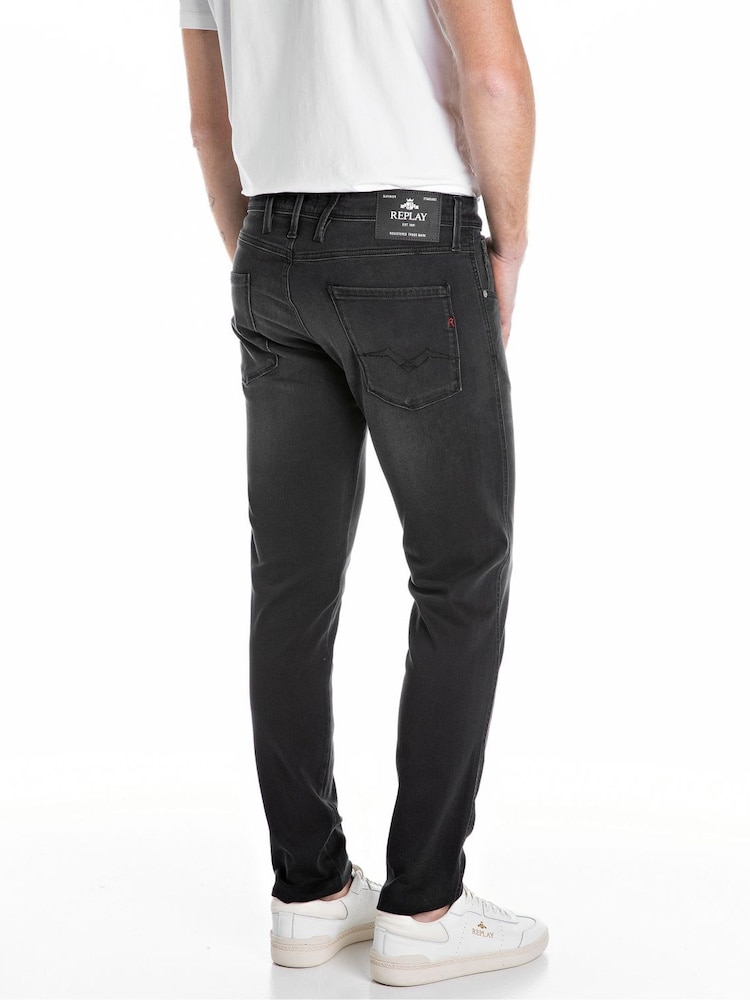Серый - Replay Straight Fit Grover with 100% Cotton Stretch Jeans - Image 2 of 3