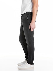 Серый - Replay Straight Fit Grover with 100% Cotton Stretch Jeans - Image 3 of 3