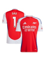 adidas Red Dad Arsenal Home Shirt 2024-25 - Image 1 of 3
