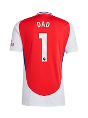 adidas Red Dad Arsenal Home Shirt 2024-25 - Image 3 of 3