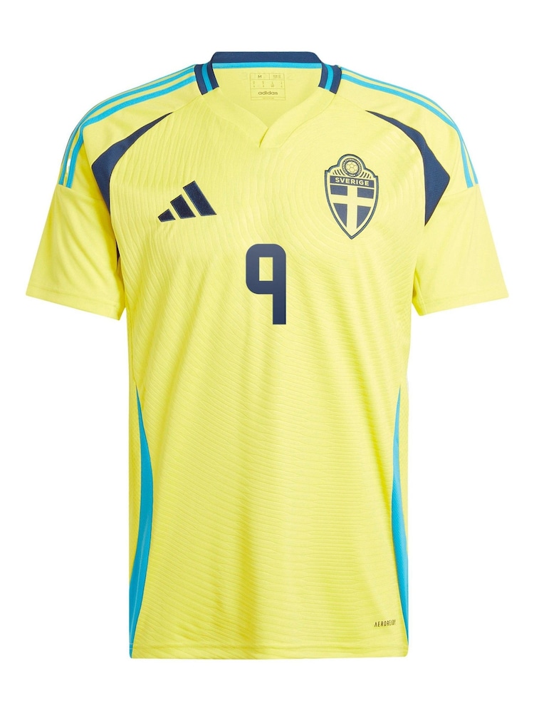 adidas Yellow Sweden Home Shirt 2024 - Image 2 of 3