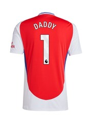 adidas Red Arsenal Home Shirt 2024-25 - Image 3 of 3
