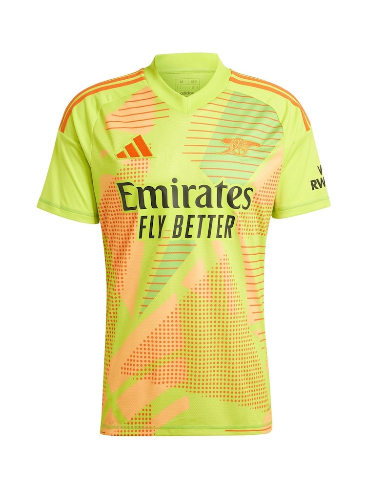 adidas Yellow Arsenal Home Goalkeeper Shirt 2024-25 - Image 2 of 3