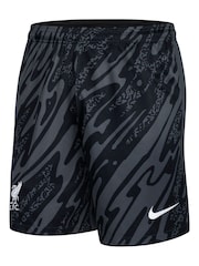 Nike Black Liverpool Home Goalkeeper Stadium Shorts 2024-25 - Image 3 of 3