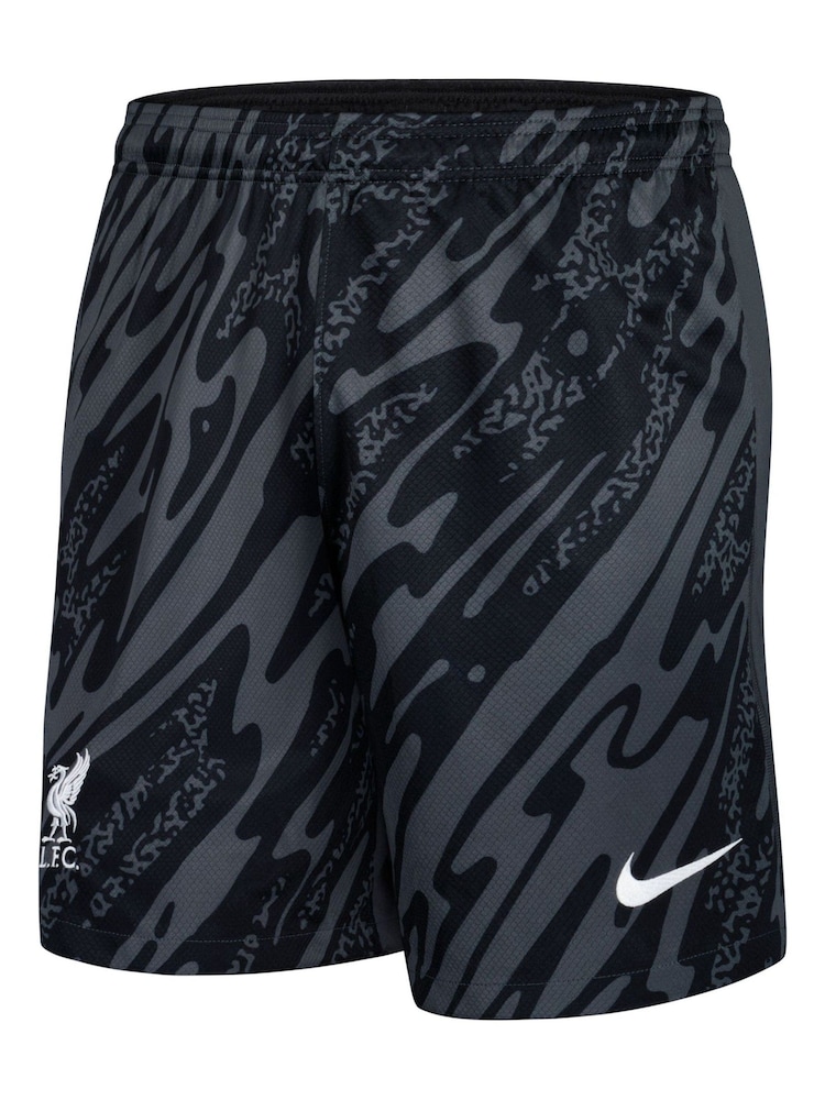 Nike Black Liverpool Home Goalkeeper Stadium Shorts 2024-25 - Image 3 of 3