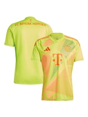 adidas Yellow FC Bayern Goalkeeper Shirt 2024-25 - Image 1 of 3