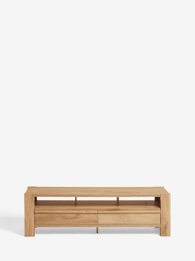 Natural Heath Oak Effect Up to 65 inch TV Unit - Image 2 of 6