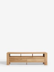 Natural Heath Oak Effect Up to 65 inch TV Unit - Image 5 of 6