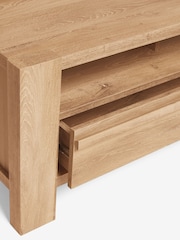 Natural Heath Oak Effect Up to 65 inch TV Unit - Image 8 of 8