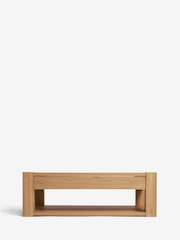 Natural Heath Oak Effect Storage Coffee Table - Image 5 of 9