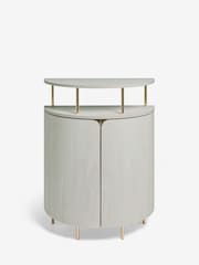 Light Evie Oak Effect Drinks Cabinet - Image 6 of 8