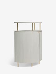 Light Evie Oak Effect Drinks Cabinet - Image 7 of 8