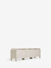 Light Natural Mia Oak Effect Wide TV Unit - Image 6 of 9